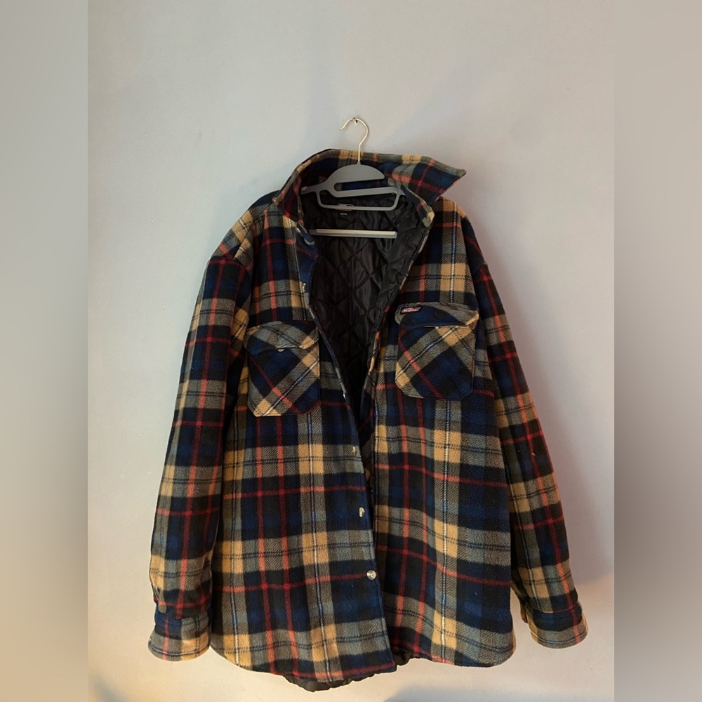Dickies Blue and Red Plaid Jacket
